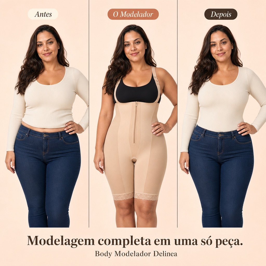DeLinea — modelagem em 3 etapas no corpo