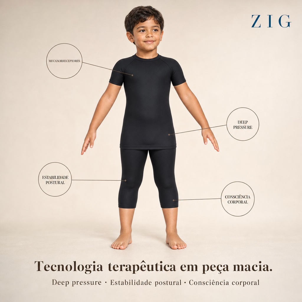 Criança usando ZIG® Tronco